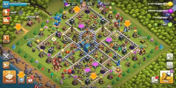 COC215 Maxed Heroes TH12 | 5 Builders | BH9 